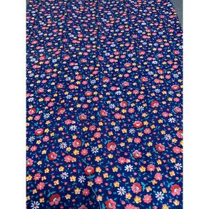 Floral Cotton Fabric 18x22" Fat Quarter Multicolor Ditsy Floral Design Quilting
